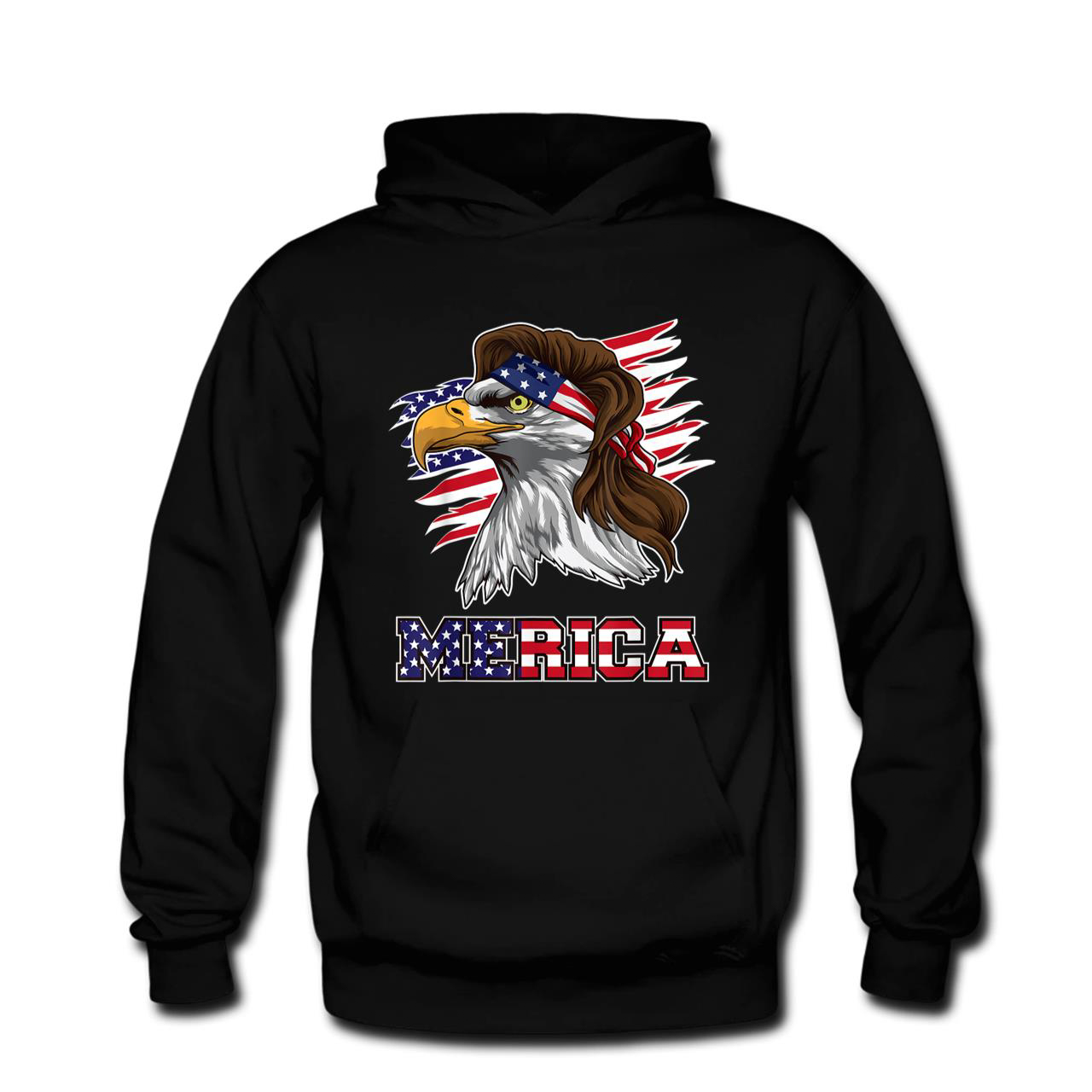 American Bald Eagle Mullet – Merica Bird Of Prey T-Shirt