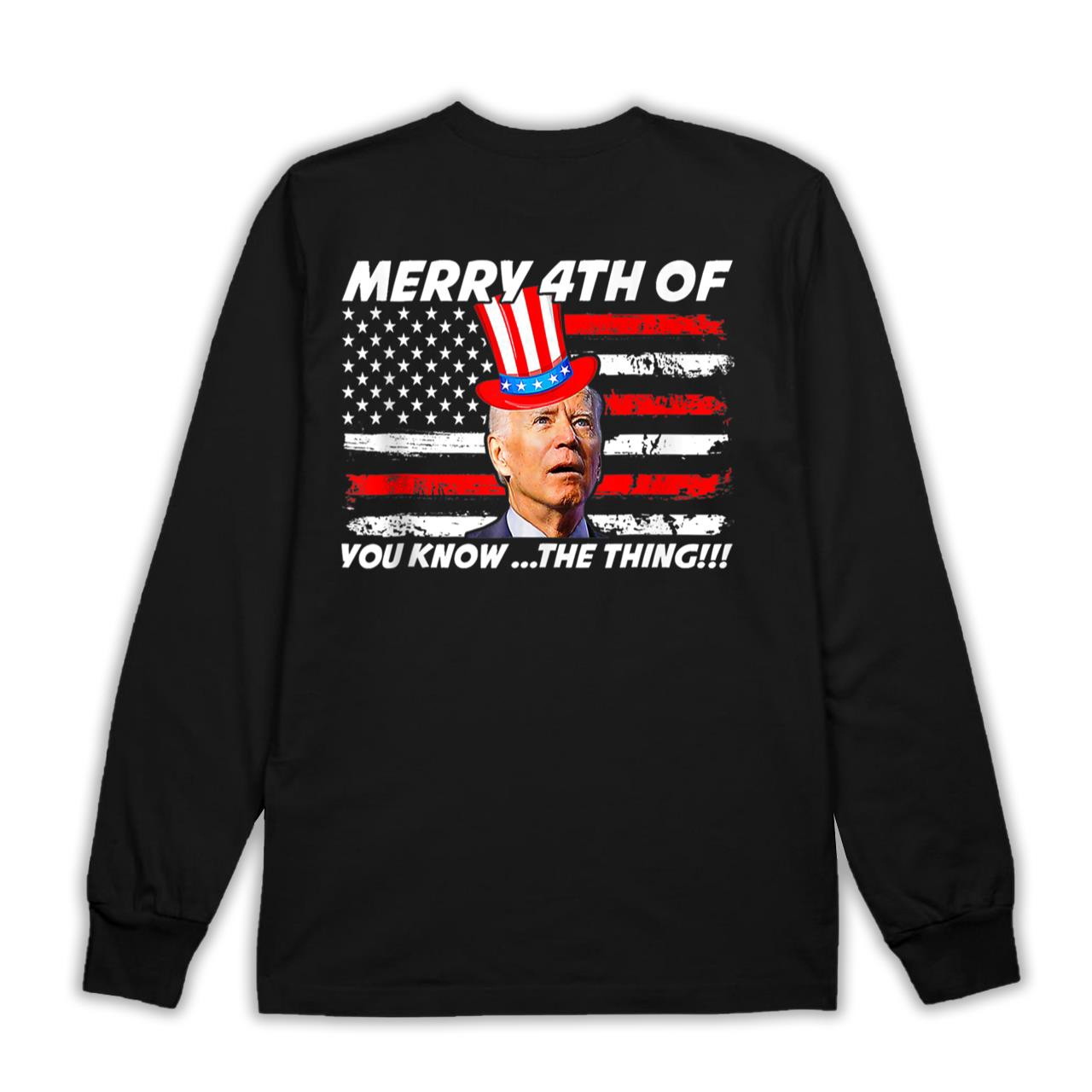 Funny Joe Biden Dazed Merry 4th Of You Know The Thing Shirt
