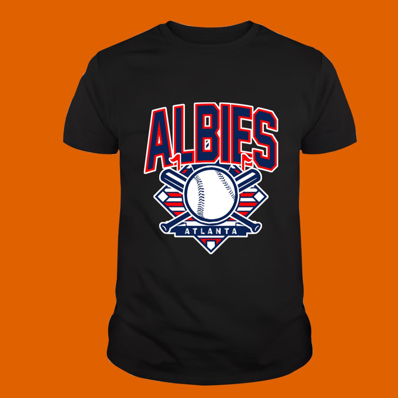Albies Retro Atlanta Baseball T-Shirt