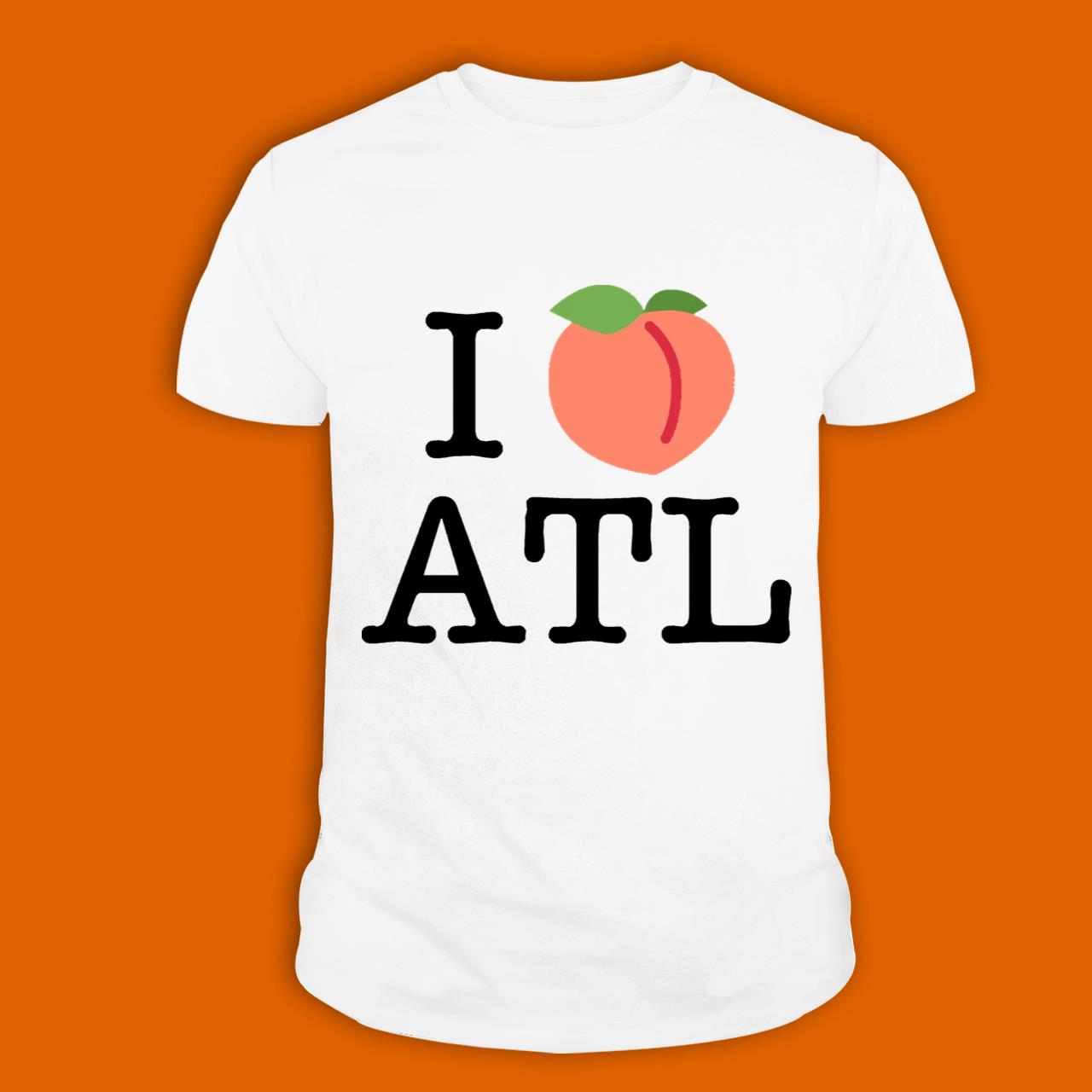Atlanta Braves I Peach Atlanta T-Shirt
