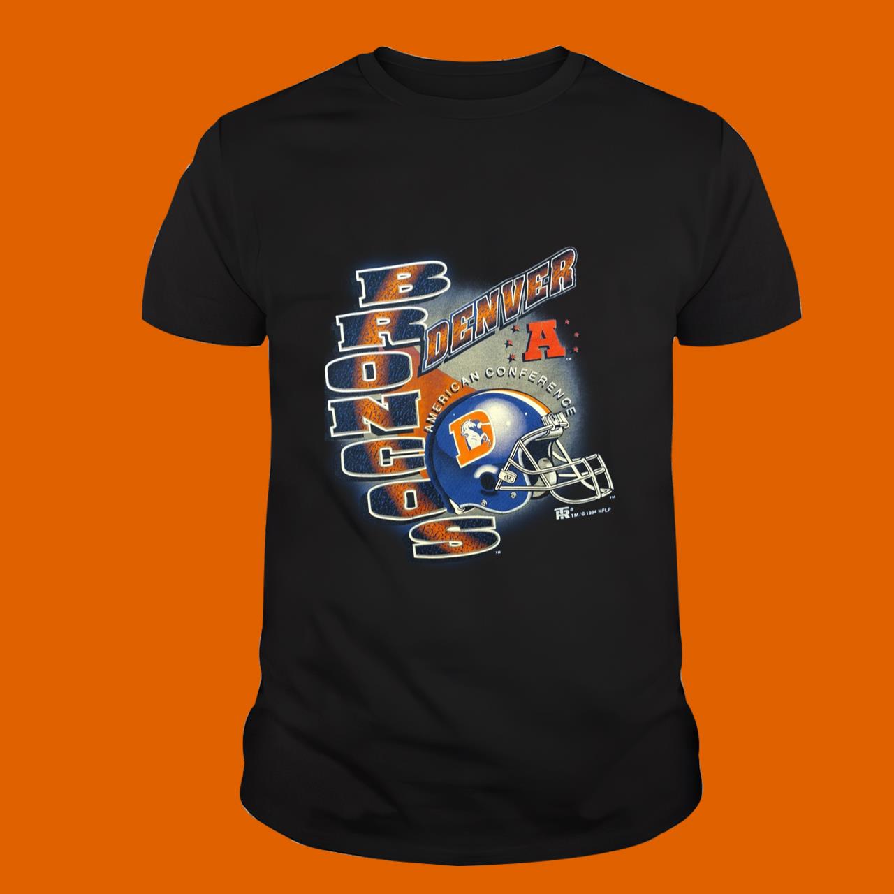Denver Broncos T-Shirt Vintage 90s NFL Sport Football Team