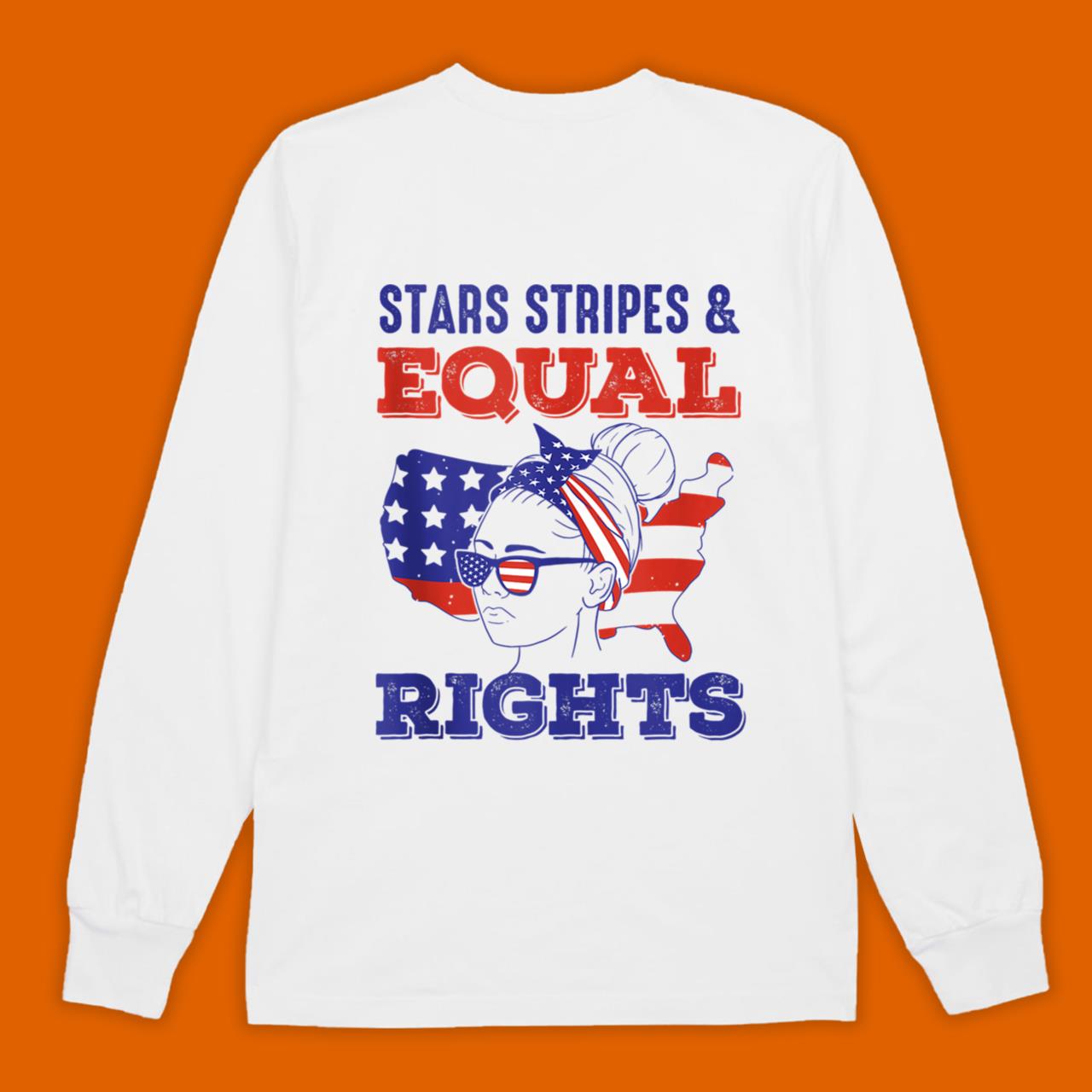 Retro Pro Choice Feminist Stars Stripes Equal Rights Shirts