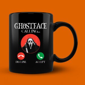 Ghostface Calling Halloween Funny Mug