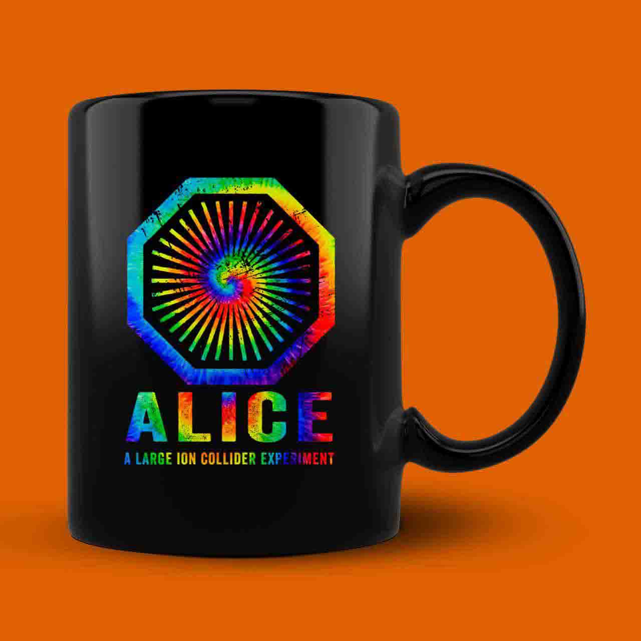 Large Hadron Collider Alice Tie Dye Mug