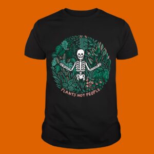 Halloween Coffee Drinking Skeleton Skull T-Shirt