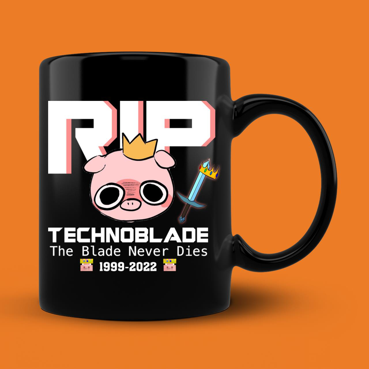 RIP Technoblade The Blade Never Dies Mug