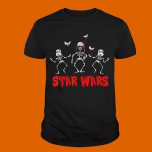 Star Wars Halloween Darth Vader & Stormtroopers Skeletons T-Shirt