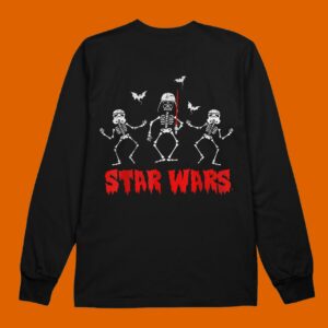 Star Wars Halloween Darth Vader & Stormtroopers Skeletons Sweatshirt