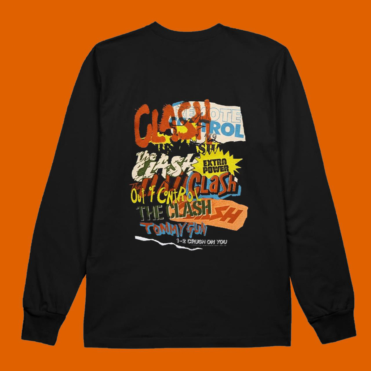 The Clash Repeating Text Vintage T-Shirt