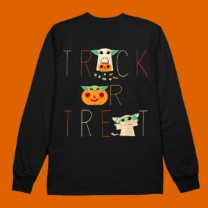 The Mandalorian Grogu Trick or Treat Halloween Sweatshirt