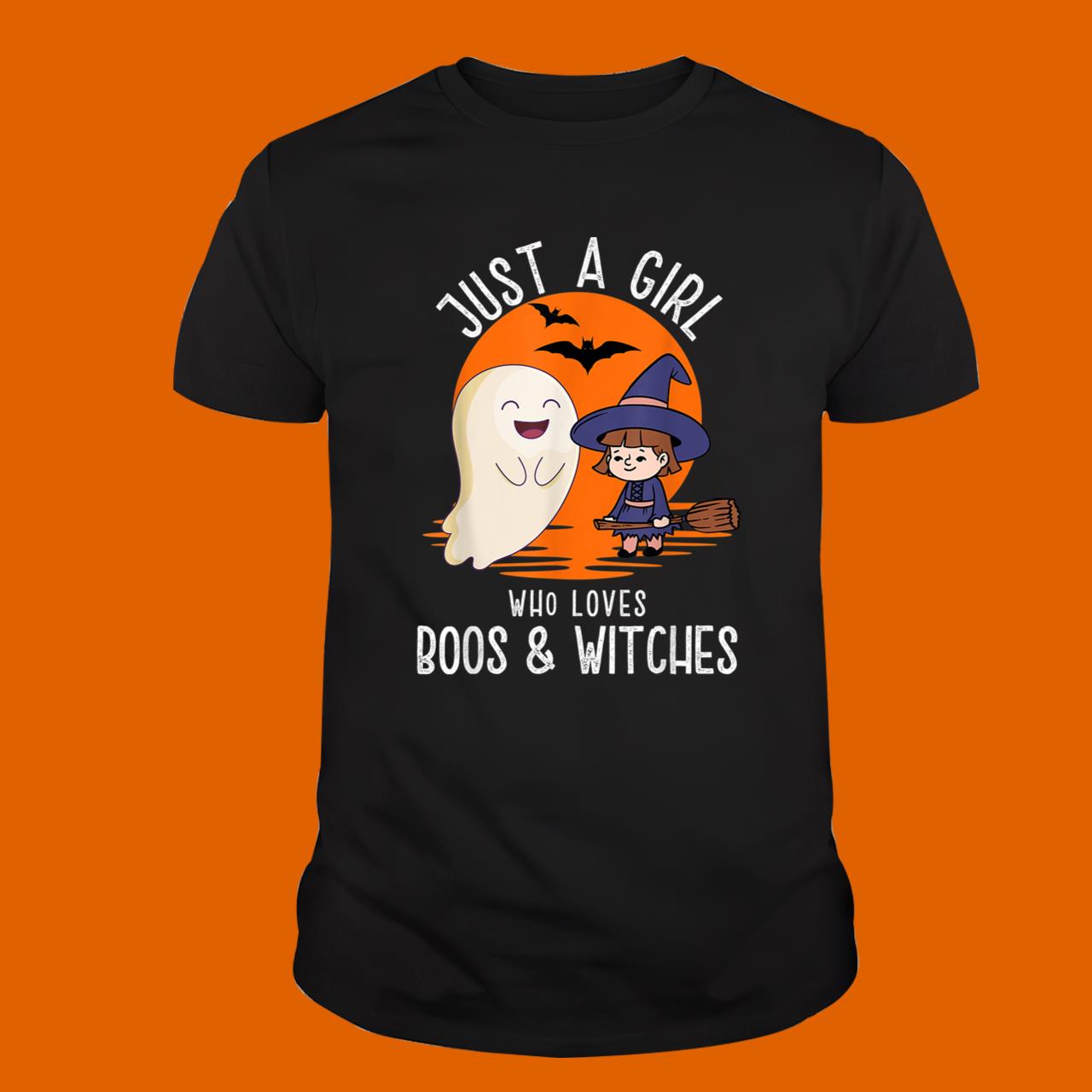Cute Halloween Boos And Witches T-Shirt
