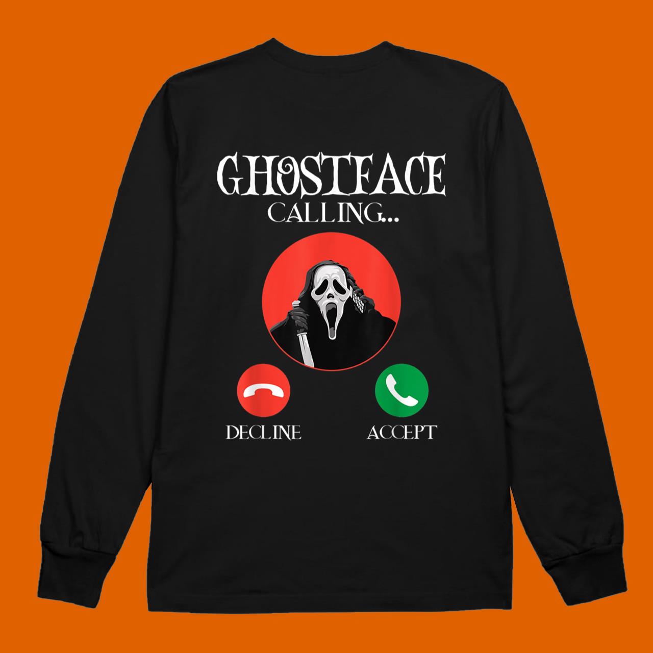 Ghostface Calling Halloween Funny T-Shirt