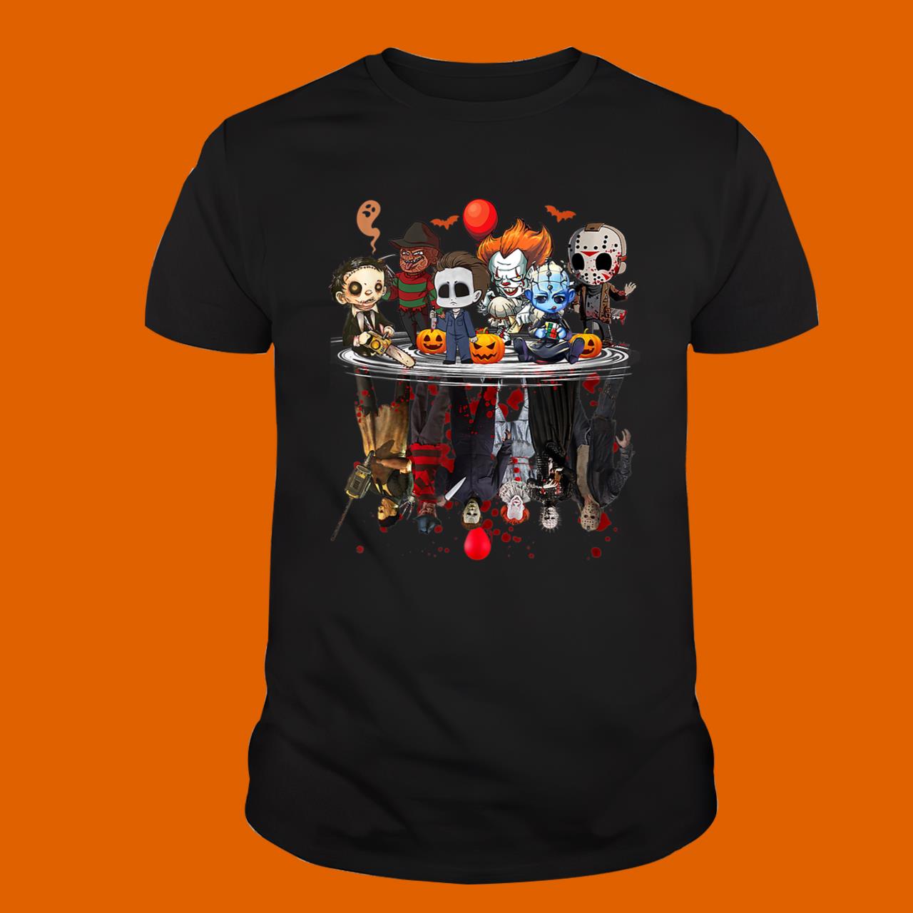Horror Movies Character Halloween Costume Gift T-Shirt