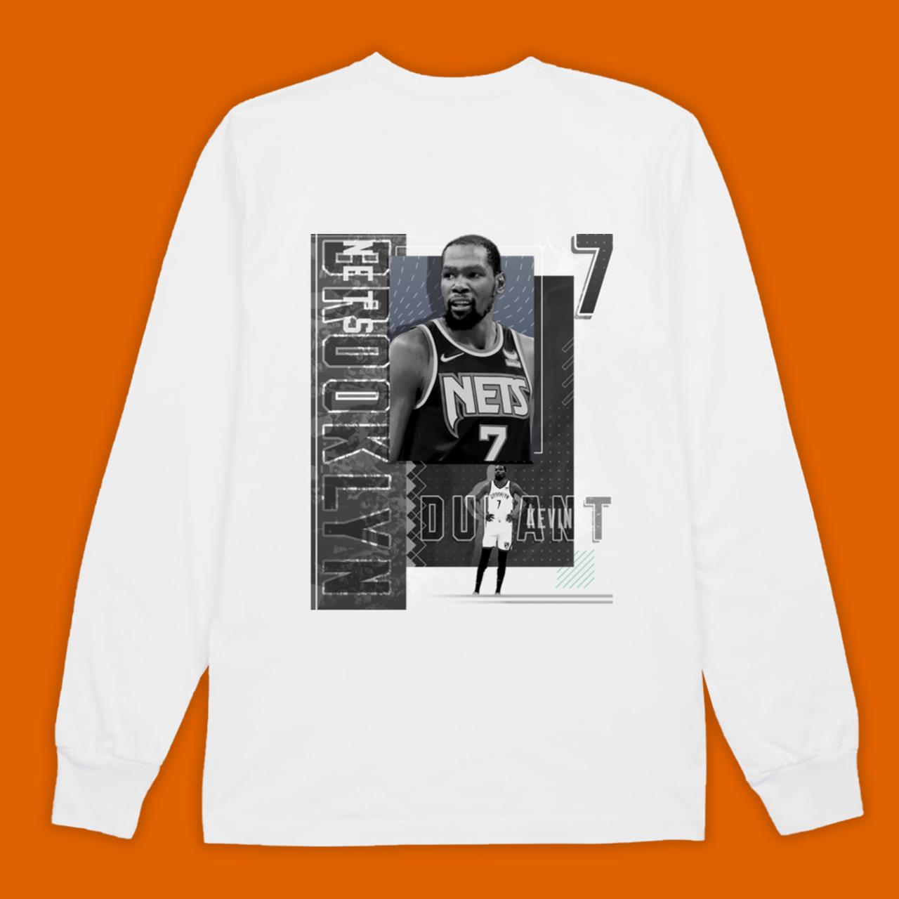 Kevin Durant Basketball Paper Poster Nets 2 T-Shirt