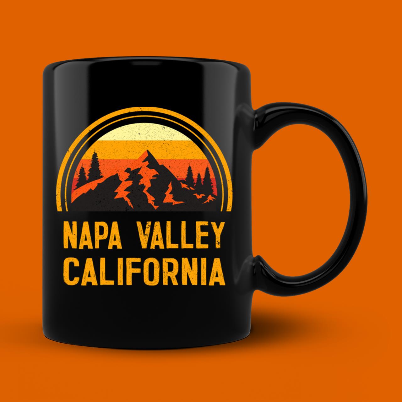 Napa Valley California CA Mountains Hiking Souvenir Vintage T-Shirt