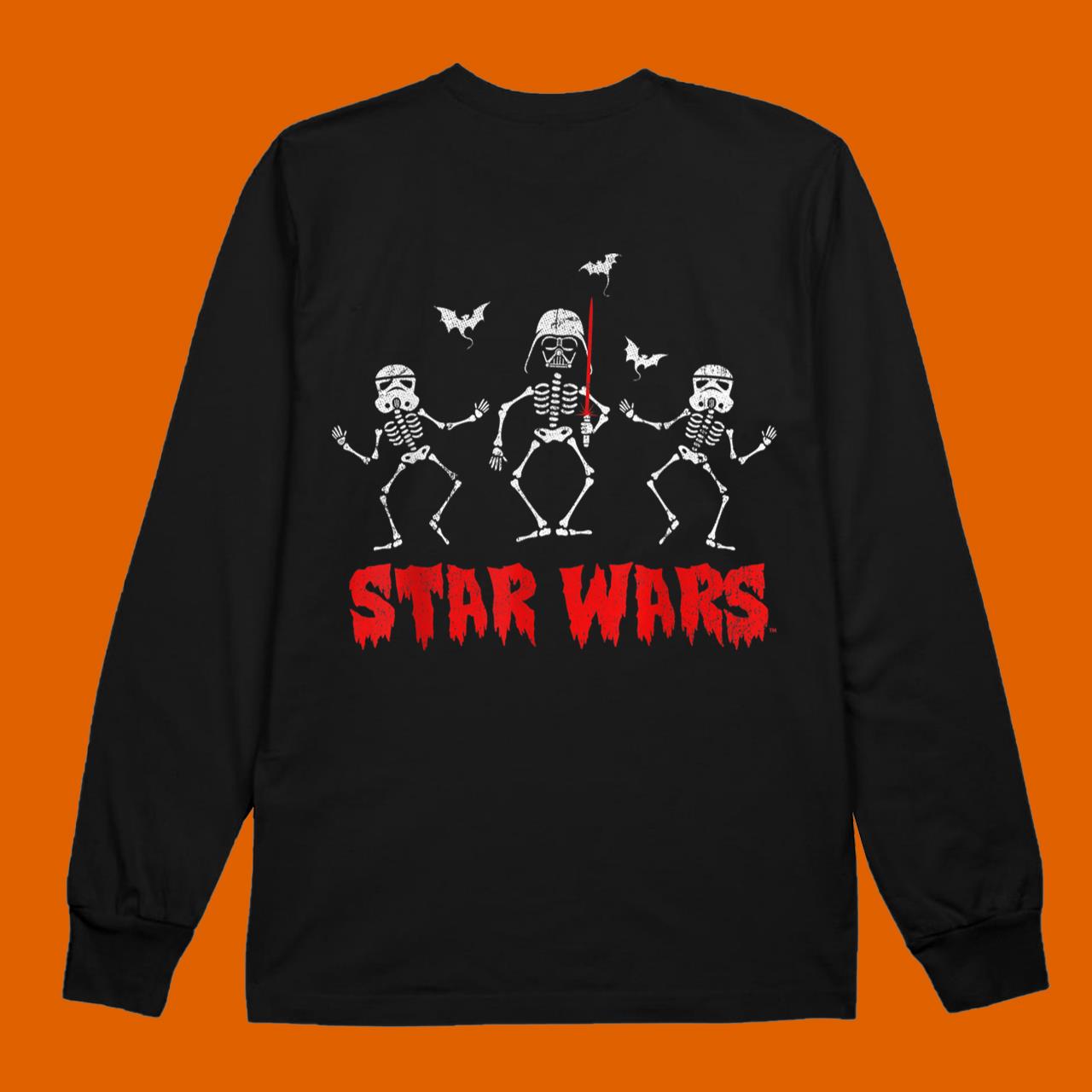 Star Wars Halloween Darth Vader & Stormtroopers Skeletons T-Shirt