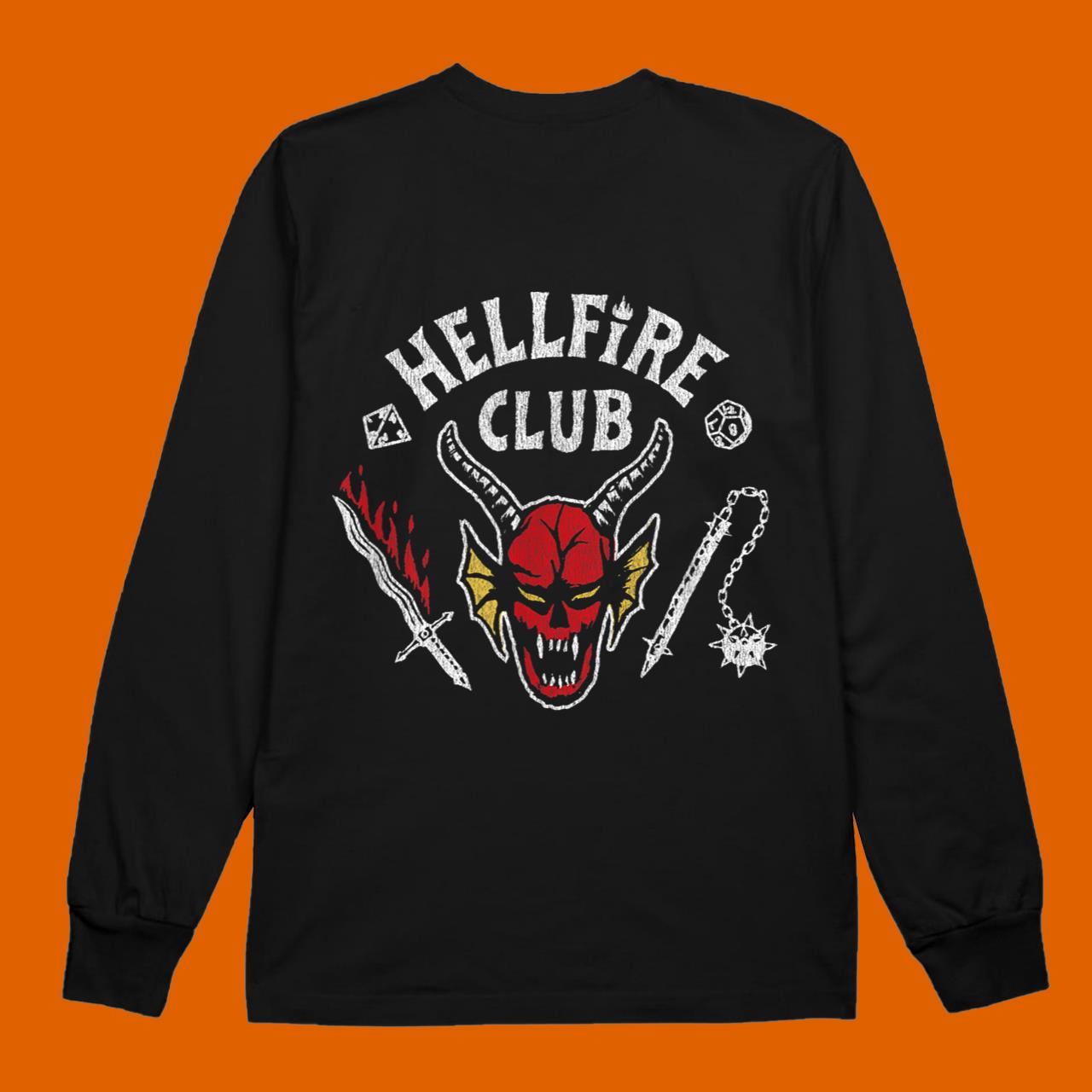 Stranger Things 4 Hellfire Club Skull & Weapons T-Shirt