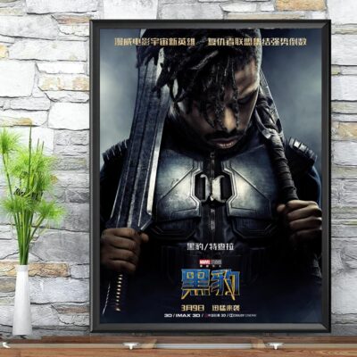 Black Panther Poster China Killmonger Movie Poster