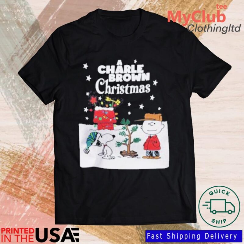 Charlie Brown Christmas T-shirt A Charlie Brown And Snoopy Christmas Snow
