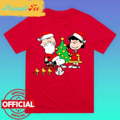 Charlie Brown Christmas T-shirt Charlie Brown With Snoopy Funny Gift For Xmas
