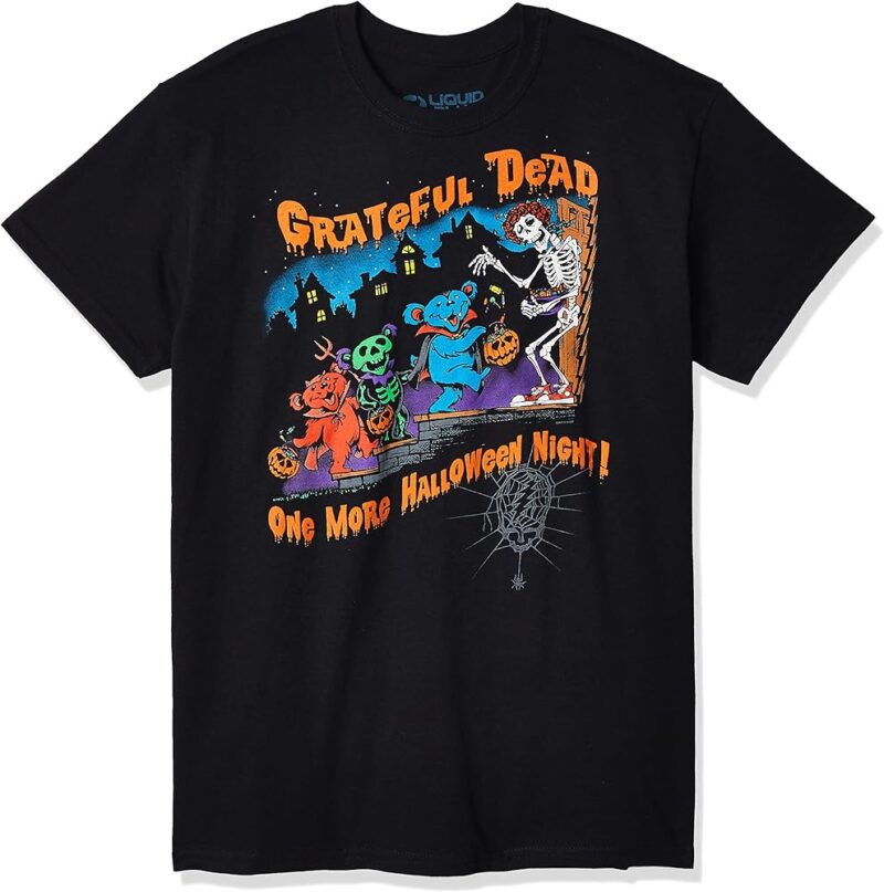 Grateful Dead One More Halloween Night Grateful Dead Halloween T-Shirt