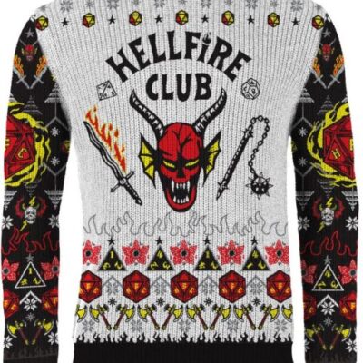 Hellfire Club Stranger Things Ugly Christmas Sweater