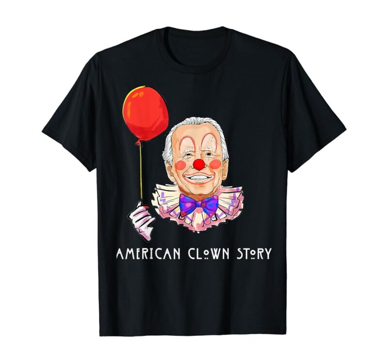 Joe Biden Halloween T-Shirt Joe Biden American Clown Horror Story Halloween