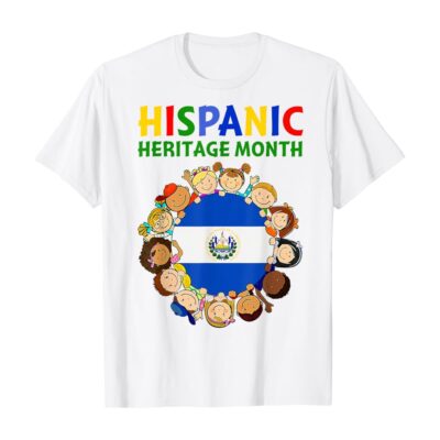National Hispanic Heritage Month Celebration Boys Girls Kids T-Shirt