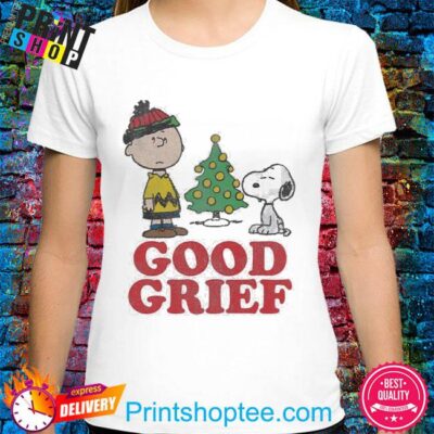 Peanuts Snoopy Charlie Brown Time Travel Friends Cute Comic Charlie Brown Christmas T-shirt