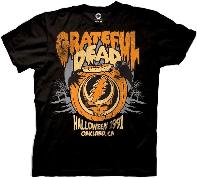 Ripple Junction Pumpkin Adult Grateful Dead Halloween T-Shirt