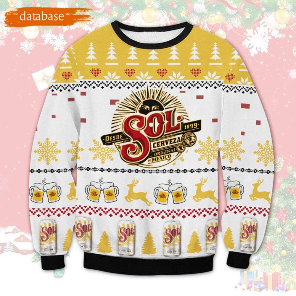 Sol Beer Ugly Christmas Sweater Unisex