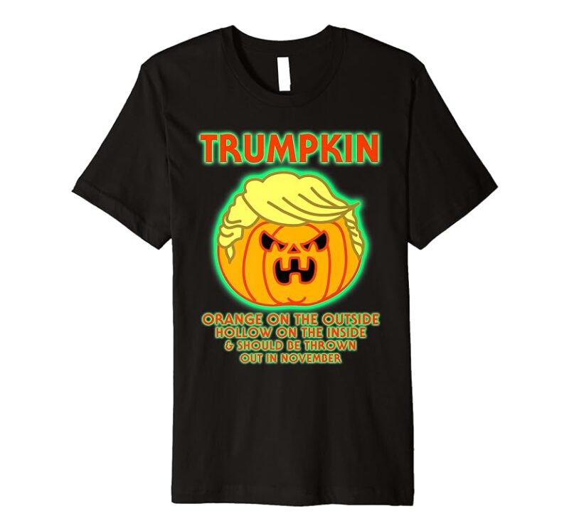 Trumpkin Funny Donald Trump Pumpkin Trump Halloween Shirt