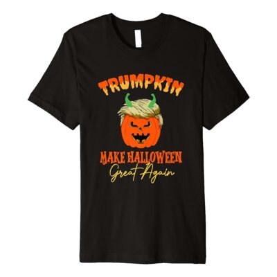 Trumpkin Make Halloween Great Again Scary Halloween Trumpkin T-Shirt