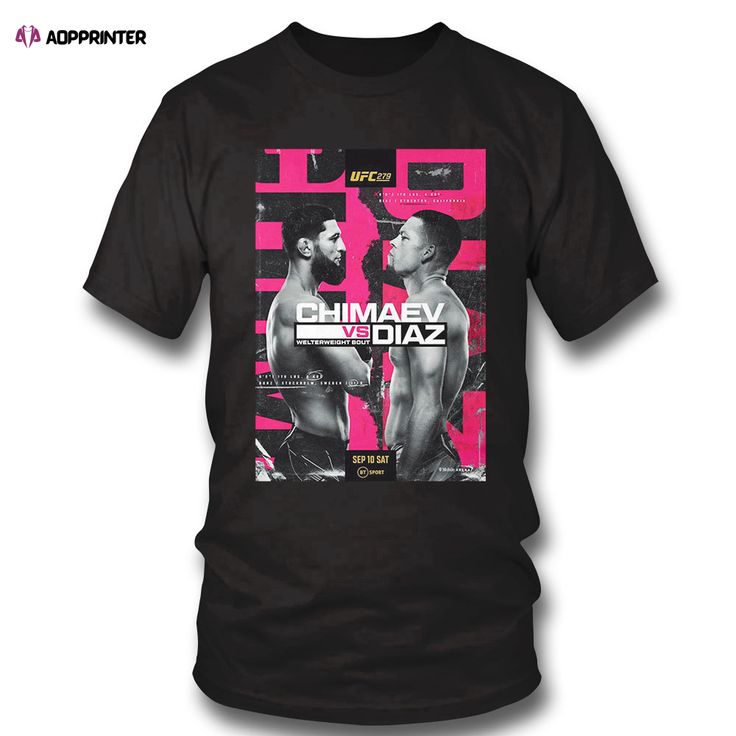 UFC Diaz Vs Khamzat Chimaev T-Shirt