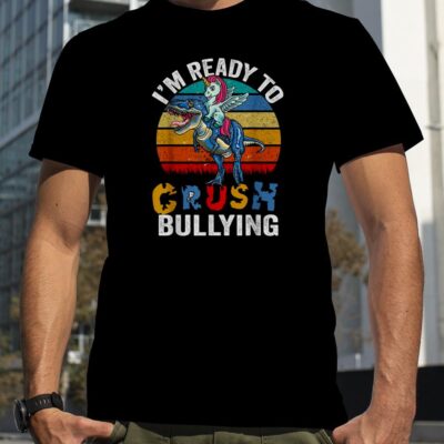 Unity Day Orange Kids Stop Bullying Unicorn Trex Boys Anti Bullying T-Shirt