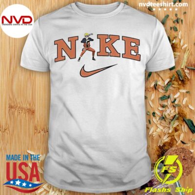 Vintage Nike Logo Naruto Anime T-Shirt