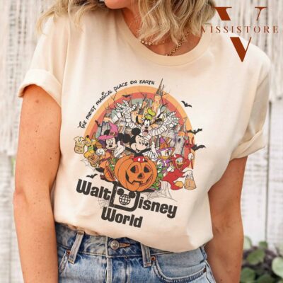 Vintage Walt Disney World Halloween Magic Kingdom Disney Halloween T shirt