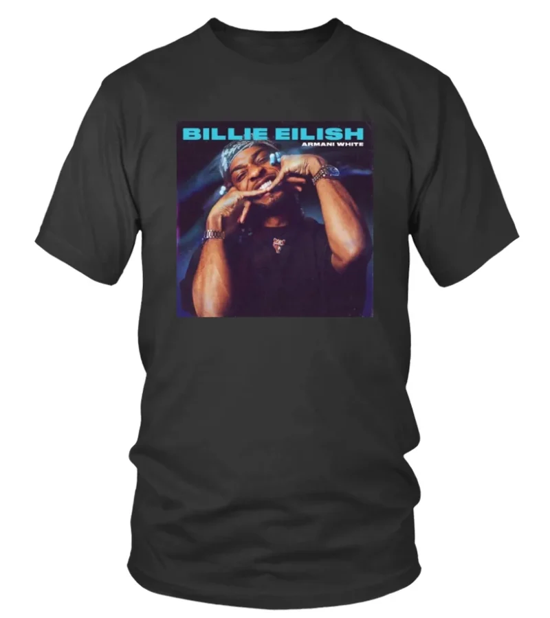 Billie Eilish Armani White Glock Tucked Big T-shirt