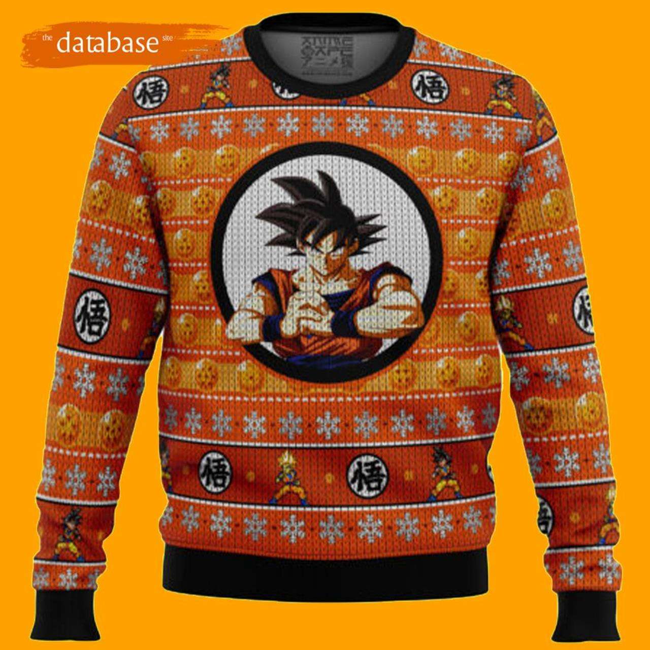 Dragonball Z Son Goku Ugly Christmas Sweater Xmas