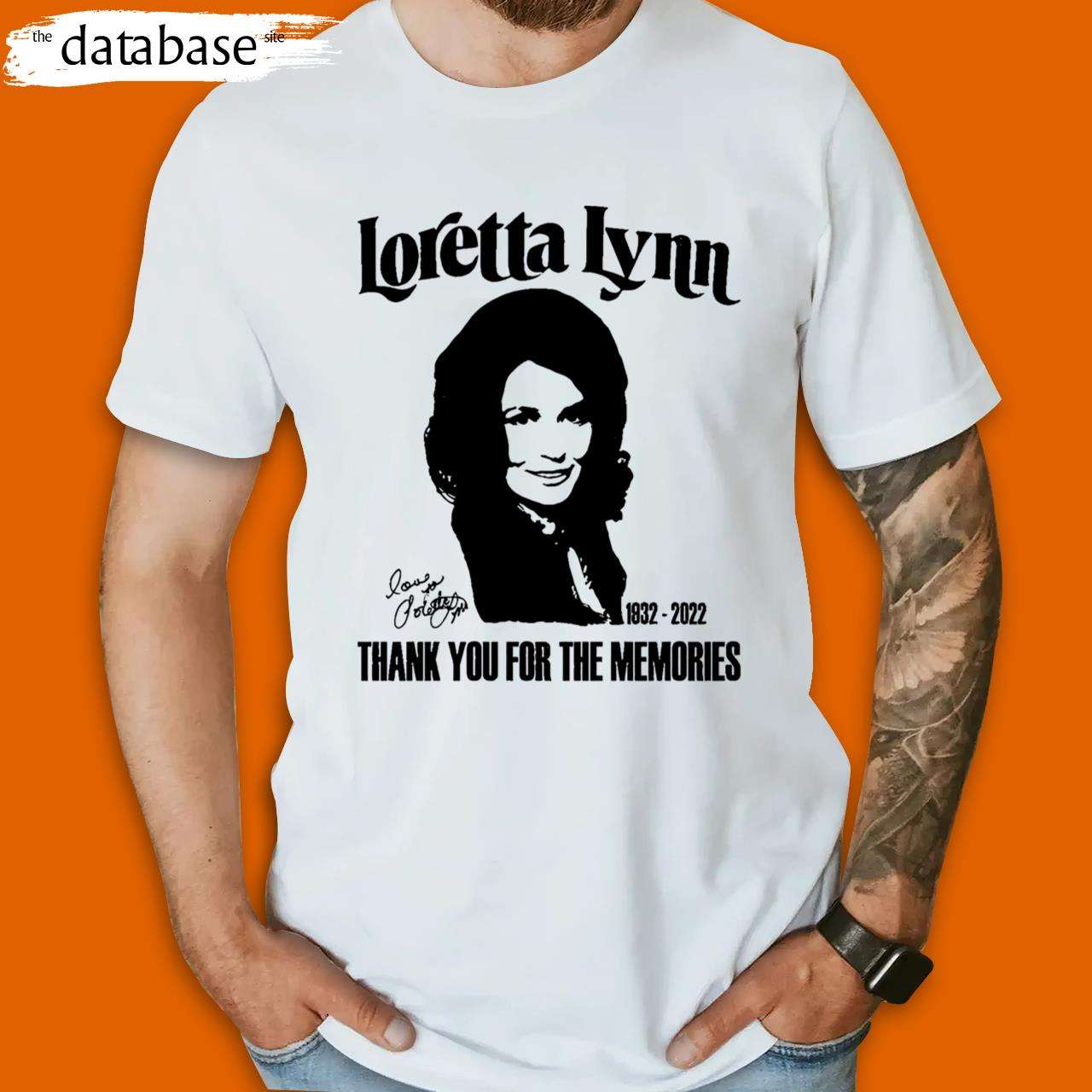 Loretta Lynn Rip 1932 2022 Thank You For The Memories Loretta Lynn T-shirt