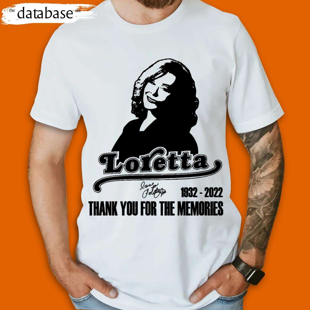 Loretta Lynn T-shirt Loretta Lynn 1932 2022 Thank You For The Memories