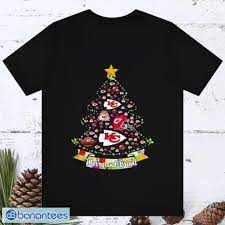 Merry And Bright NFL Kansas City Chiefs Christmas T-Shirts