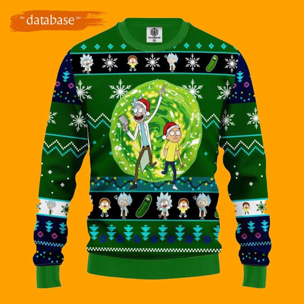 New Rick And Morty Ugly Christmas Sweater
