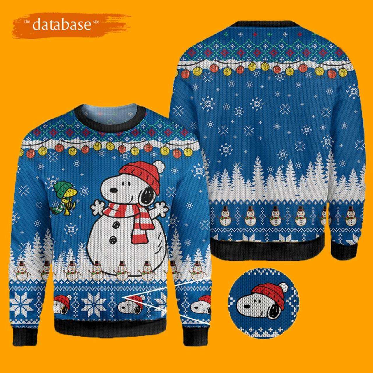 Snoopy And Woodstock Snoopy Ugly Christmas Sweater