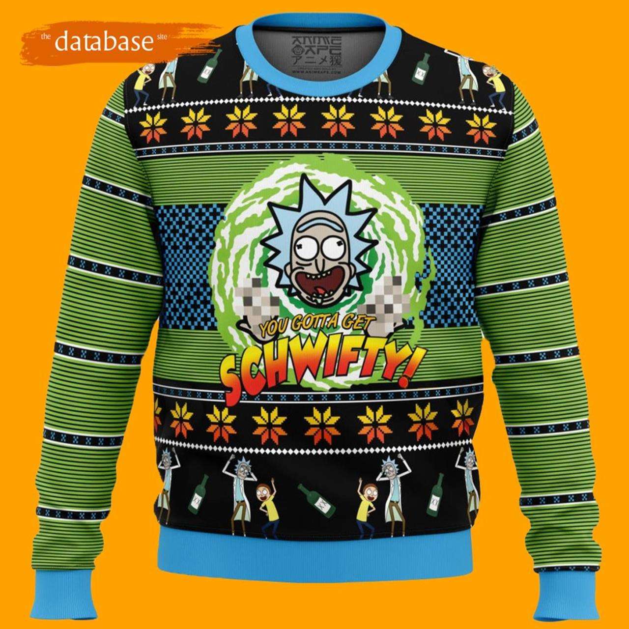 You Gotta Get Schwifty Rick And Morty Ugly Christmas Sweater